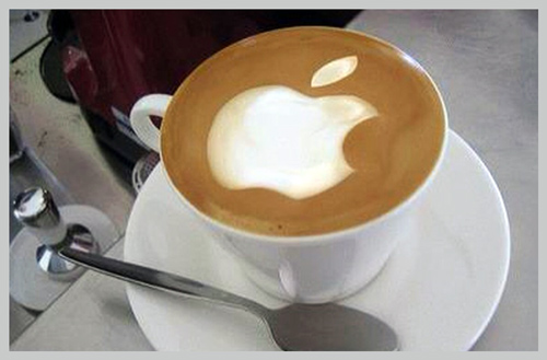 Latte Art Apple