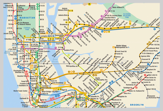 A New Subway Map For New York Interactive Feature Nytimes Com